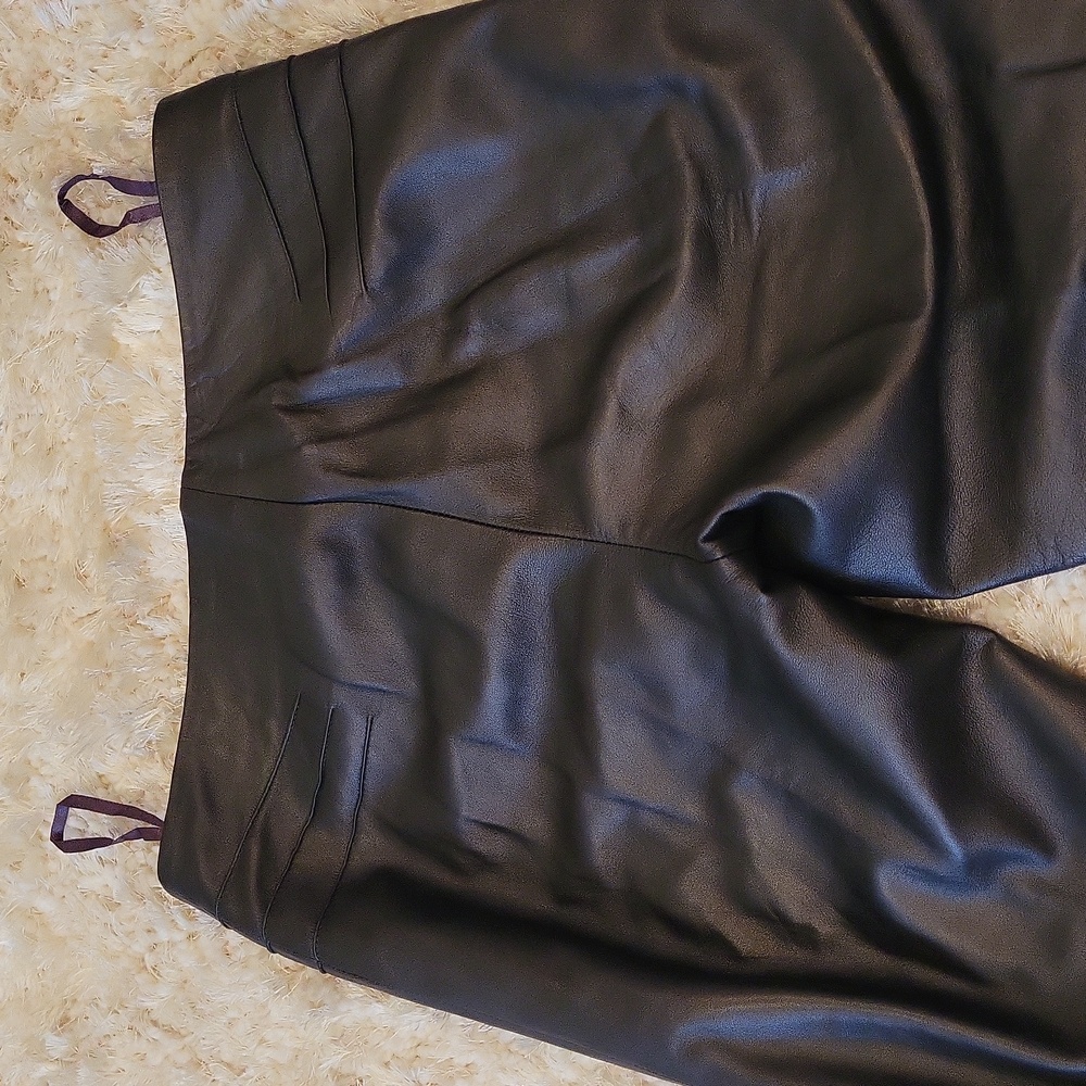 LEATHER PANTS - Picture 6 of 12